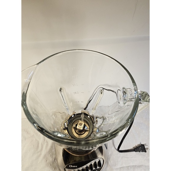 Oster Classic Series 16 Speed Blender Glass 5 Cup Jar Precise Blend All Metal - Picture 14 of 16